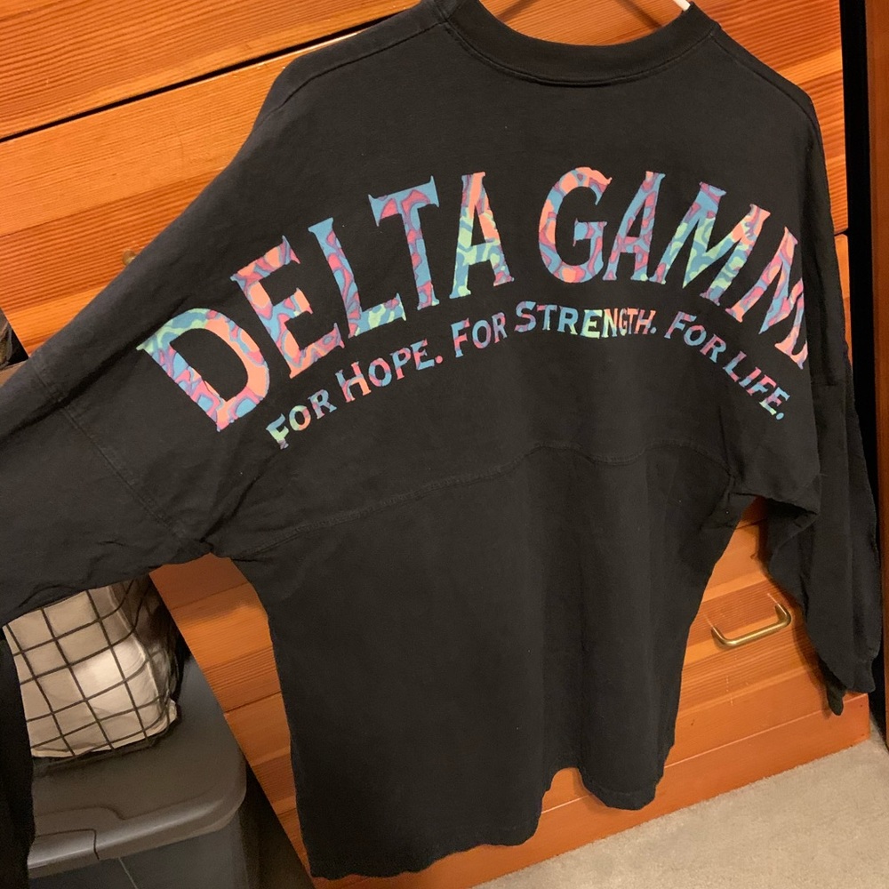 Delta gamma oversized long sleeve shirt